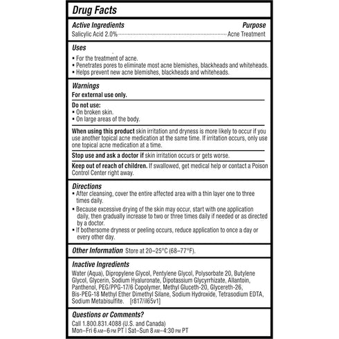 Paula's Choice CLEAR Anti-Redness Exfoliating Solution, 2% Salicylic Acid Exfoliant, 4 Fl. Oz, Fragrance-Free for Acne