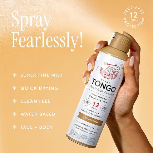 DEET-Free Insect Repellent, 12 Hour Protection, DEET Alternative, Fragrance Free