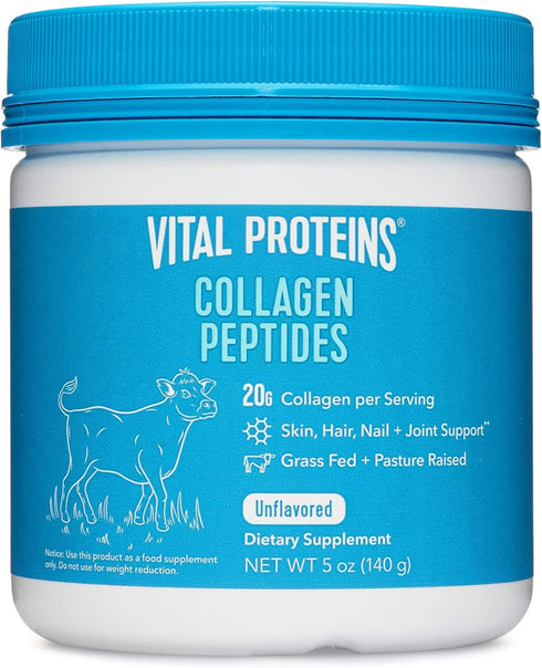 Vital Proteins Collagen Peptides Powder Supplement (Type I, III) for Skin Hair Nail Joint