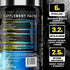 OUTLIFT Amped Max Dosed HIGH STIM Pre Workout Powder - 6G Citrulline, 3.2G Beta Alanine, Blueberry Lemonade, 22 Servings