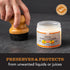 CLARK’S Stone and Concrete Wax, Soapstone Wax with Orange and Lemon Extracts, Preserves and Protects Surfaces