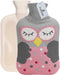 Hot Water Bag Hot Water Bottle 2 Liter, Heat Up and Refreezable Hot Cold Pack with Knit Cover for Pain Relief, Hot Cold