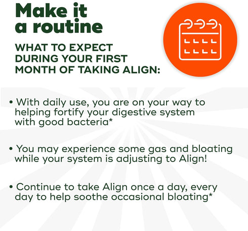 Align Probiotic, Bloating Relief + Food Digestion, Probiotics for Women and Men, 60 Gummies with Vitamin B12