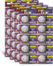 40 Pack CR1632 3 Volt Coin Cell Battery for Car Key Fob, Keyless Remote, Watch, Scale, Thermometer