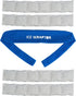 Ice Wraptor Bandana + 4 Inserts - Portable Ice Therapy for Pain Relief, Adjustable Fit, Lightweight