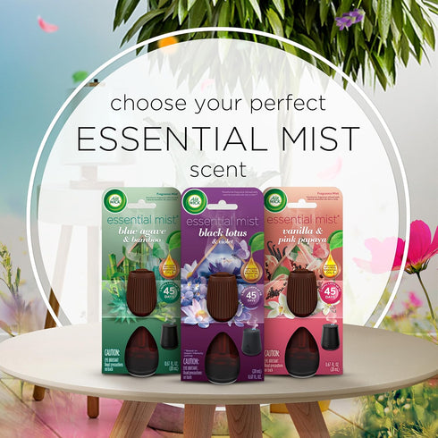 Air Wick Essential Mist, Triple Refill Black Lotus & Violet, 3 ct.