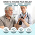 Wrist Brace & Thumb Spica Splint for De Quervain's Tenosynovitis, Carpal Tunnel & Arthritis Support (Left Hand - Medium)