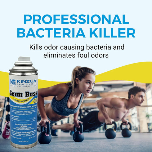 Germ Boss Strong Odor Eliminator, Fast-Acting Cleaning & Deodorizing Fogger, Mold Bomb Fogger for Smell Control with Fresh Scent, Covers Up to 1,000 cu ft, 6 oz