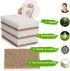 Natural Dish Sponges 16 Pack - Biodegradable Sponge Kitchen Compostable Cellulose Coconut Scrubber - No Scratch Cleaning Sponges by hasumcol