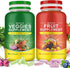 Ruduwu Fruits & Veggies Supplements - 2 Bottles 180 Total Vegetarian Capsules |