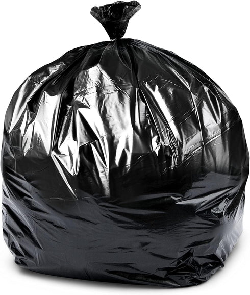 Heavy Duty Trash Bags, 30-33 Gallon (100 Bags w/Ties Value Pack), Large Black Trash Bags 30 Gallon - 32 Gallon