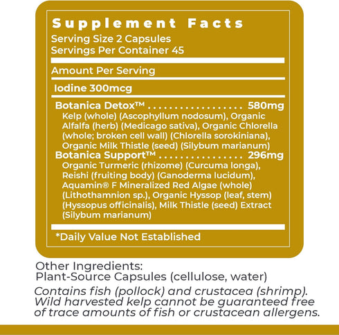 Premier Research Labs XenoStat - Thyroid Function & Hormone Support, 90 Vegan Plant-Source Capsules with Chlorella