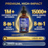 Tongkat Ali Liquid Drops Shilajit, Ashwagandha, Turkesterone, Fadogia Agrestis, Magnesium, Irish Sea Moss, and Zinc