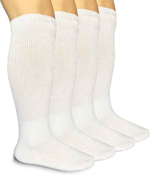 SYOLLAVE Extra Width Non-binding Socks for Lymphedema Bariatric Diabetic Knee High Sock for