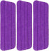 16.5 Inch Microfiber Replacement Mop Pads, Reusable 3 Pack Flat Heads for Wet or Dry Floor Cleaning