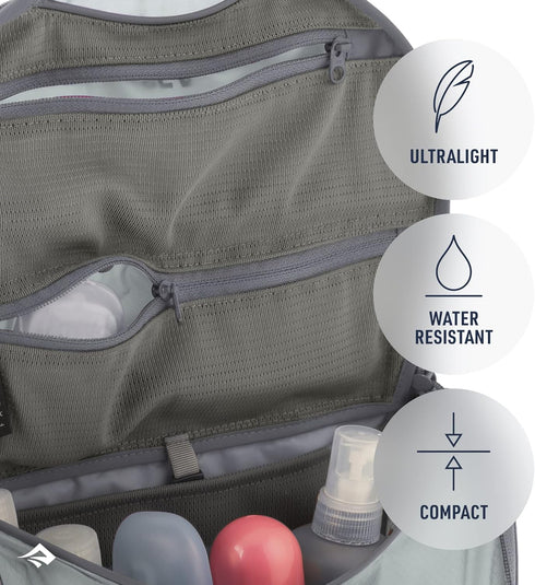 Sea to Summit TravellingLight Hanging Toiletry Bag, Organizer for Men and Women Travel