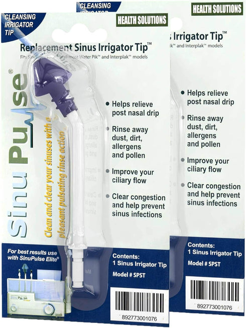 Sinupulse Elite Replacement Sinus Irrigator Tip - 2 Pack