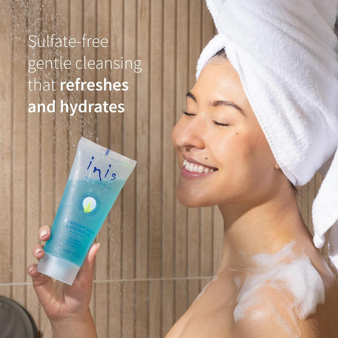 Inis the Energy of the Sea Refreshing Bath and Shower Gel, 7 Fluid Ounce, Sulfate Free