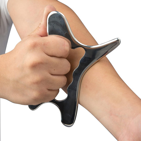 Mikako Stainless Steel Scraping Gua Sha Tools Massage Tool, Muscle Scraper Tool,