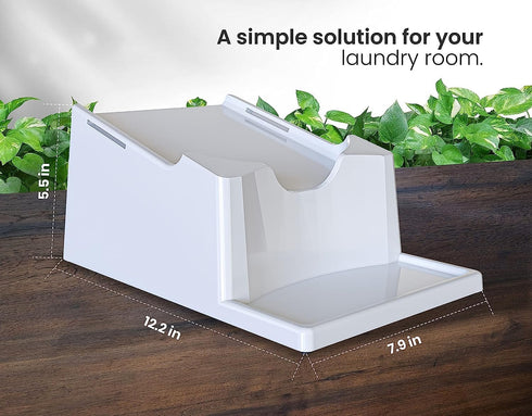 Skywin Laundry Detergent Holder and Organizer for Laundry Room - Energy-Saving Cup Holder and Drip Tray