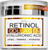Retinol Cream for Face, Anti Aging Facial Moisturizer with Collagen and Hyaluronic Acid, Day and Night Lotion for Men