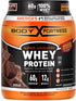 Body Fortress Super Advanced Whey Protein Powder, Chocolate, Immune Support with Vitamins C & D Plus Zinc, 1.78 lbs
