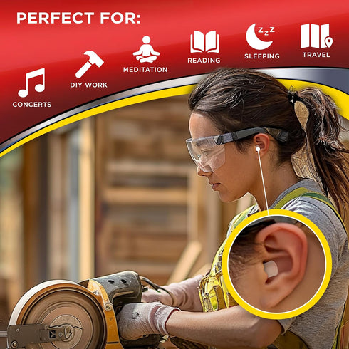 HEAROS Ultimate Softness Series Ear Plugs, 28 Pair.