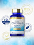 Carlyle Vegan Omega 3 Supplement | 60 Softgels | 1290 mg | Plant Based | Non-GMO & Gluten Free from Algae Oil