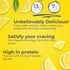 Power Crunch Protein Wafer Bars, High Protein Snacks, Lemon Meringue, 1.4 Ounce (12 Count)