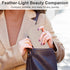 Travel Makeup Brush Holder, Upgrade Khaki Silicone Cosmetic Face Brushes Case, Magnetic Anti-fall Out Makeup Tools