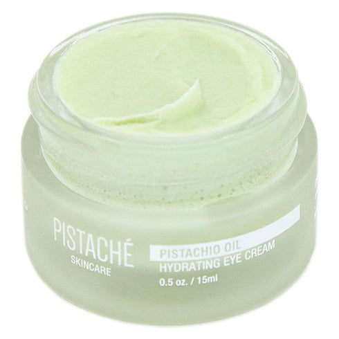Pistaché Skincare Pistachio Oil Eye Cream + Hydrates and Brightens + Vitamin E + Antioxidant Protection + Reduces Dark Circles and Smoothes, 0.5 oz
