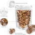 Blisstime 50 Pack Stand Up Pouch Bags, Resealable Clear Self-seal Pouches for Food Packing (7 X 10.2 Inches)