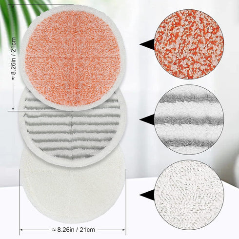 SavStor 16 Floor,2124 20393 2039a 20399 2039w 23159 23157 Replacement Pads For Bissell Spinwave Mop: Pads for Bissell
