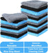 Wash(6 6 Inch,Blue/Gray/Black,50 Tanlade Cleaning Cloth Dry Erase Cloth Cleaning Rags Reasonable Kitchen Towels
