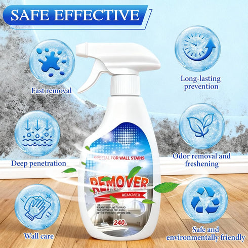 KOSIMI (8.46 fl.oz) Highly Effective Removal Spray, Wall Cleaner Spray, Multi-Surface Cleaning Solution,for Wood, Tile