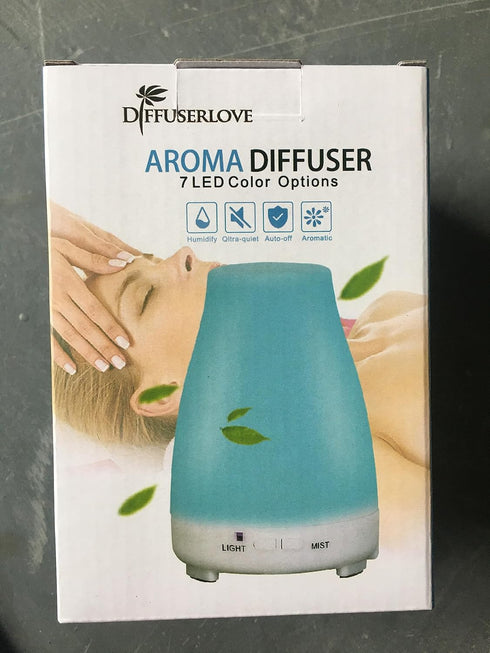 Diffuserlove Essential Oil Diffusers, 200ML Remote Control Ultrasonic Mist Humidifiers, BPA-Free