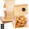 WKNGM 50PCS Paper Bread Bags, Bread Bags for Homemade Bread with Tin Tie