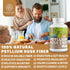 N1N Premium Psyllium Husk Capsules - All Natural 1450 MG Soluble Fiber Supplement, 240 Caps