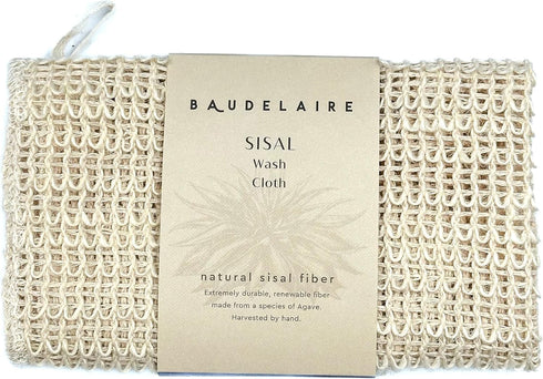 Sisal Exfoliating Wash Cloth, Gentle & Natural Skincare