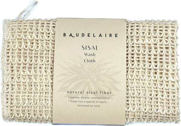 Sisal Exfoliating Wash Cloth, Gentle & Natural Skincare