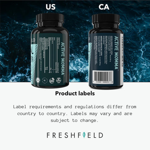 Freshfield Prenatal Omega 3 DHA Supplement - Vegan Algae Oil for Lactation & Brain Development, 60 Count