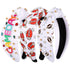 NVENF Game Day Accessories for Women, Football Headband with Crystal Pearl Knotted Design