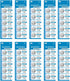 QLQXQTy 50PACK CR2032 Lithium Battery, 3V Coin Cell Battery