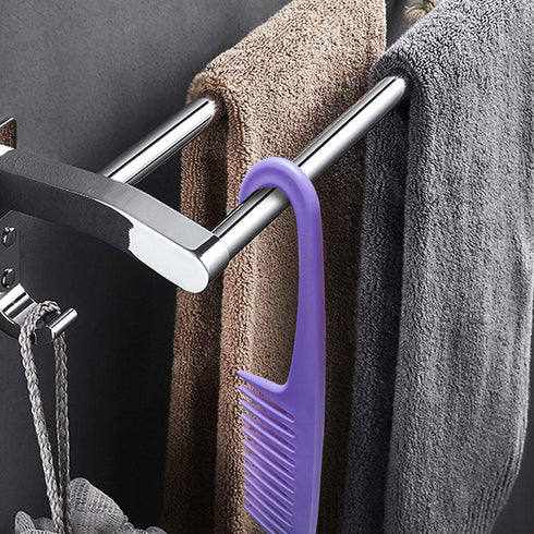 Wapodeai Wide Tooth Comb Detangling Hair Brush, Premium Care Handgrip Comb for Curly Hair