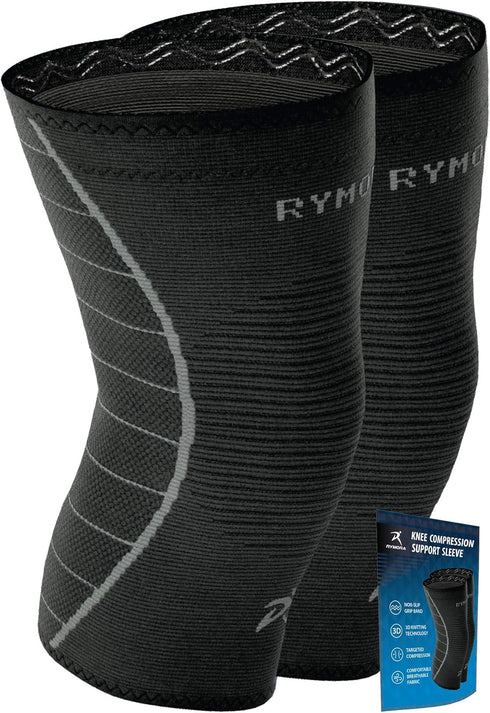 Rymora Knee Support Brace Compression Sleeves for Men and Women for Ligament