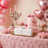 Jaloro 60 6.4 3.6 3.2 Inches(Pink) Pcs Bow Treat Boxes White Treat Gift Boxes with Satin Ribbon, Coquette Bow Themed