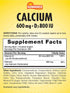 Sundance Calcium with Vitamin D3 | 600mg | 200 Caplets | Vegetarian, Non-GMO, and Gluten Free Supplement