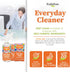 Everyday Cleaner - All Purpose Natural Spray, Household Cleaning Supplies - 16oz Empty Bottle, 2 Refills (3 oz each)