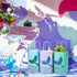 Zonon Mermaid Treats Goodie Candy Bags Set, Princess Theme Party Gift Paper Bags for Birthday Pool Party Favors (18 Pcs)