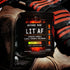 BEYOND RAW LIT AF Pre-Workout Powder | Advanced Formula | 20 Servings | Sweet & Tart | Contains Caffeine, L-Citruline,